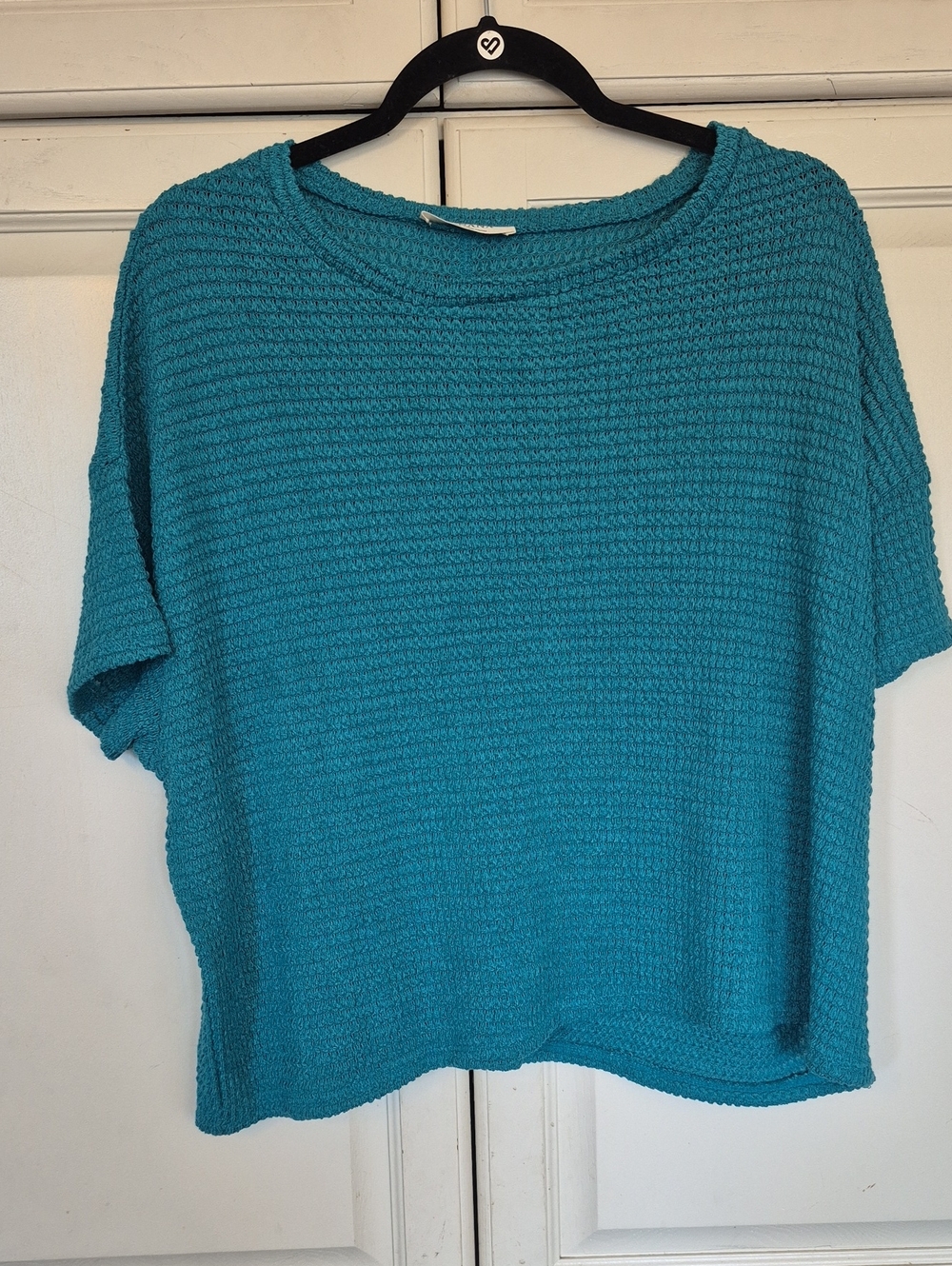 Zenana Outfitters Turquoise Knit Top